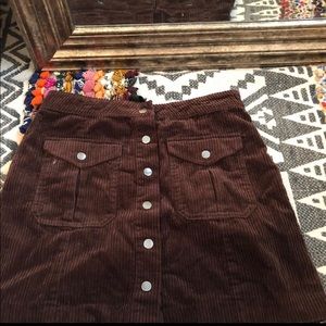 Brown F21 Skirt
